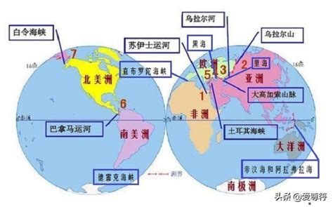 七大洲以及四大洋的分布图，谁有？