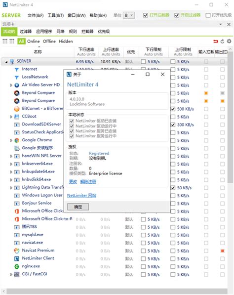 netlimiter汉化破解版-Netlimiter下载 v4.1.11.0中文版--pc6下载站