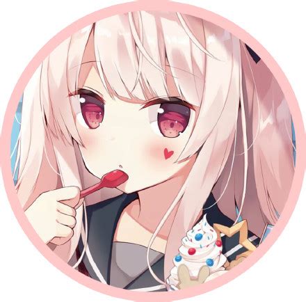头像古风圆框女生动漫版