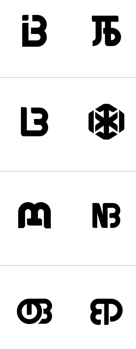 字母组合logo设计：3个技巧教你搞定！ - 标小智