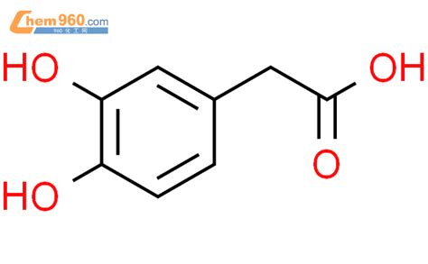 102-32-9,3,4-二羟基苯乙酸化学式、结构式、分子式、mol – 960化工网