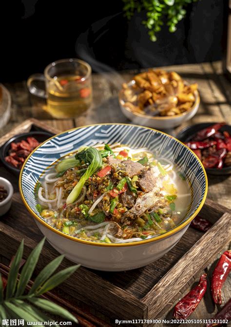 五香牛肉米线,中国菜系,食品餐饮,摄影素材,汇图网www.huitu.com