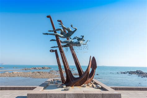青岛海边雕塑公园高清图片下载-正版图片500827322-摄图网