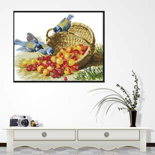 厂家一件代发十字绣 经典小鸟与果子动物系列客厅小幅挂画自绣DIY-阿里巴巴