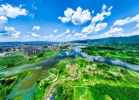 重庆梁平：国际湿地城市景色宜人-人民图片网