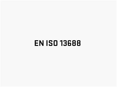 EN ISO 13688 - Blåkläder