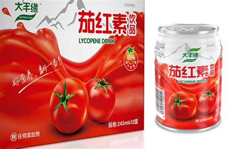 番茄汁饮料瓶子设计和包装设计，低成本包装案例-包装设计大全【汇包装】