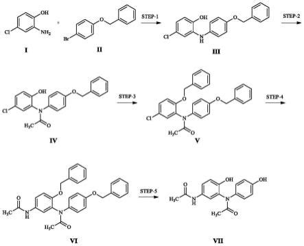 一种对乙酰氨基酚二聚体衍生物的制备方法与流程