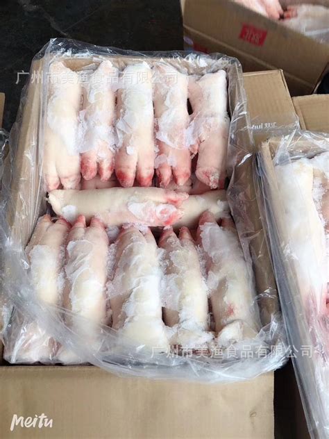 双汇猪手新鲜冷冻猪蹄膀 鲜猪手去筋 猪手整箱 20-22只 10 kg/件-阿里巴巴
