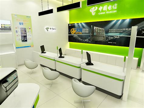 中国电信主营业厅设计_一莱克因空间一-站酷ZCOOL