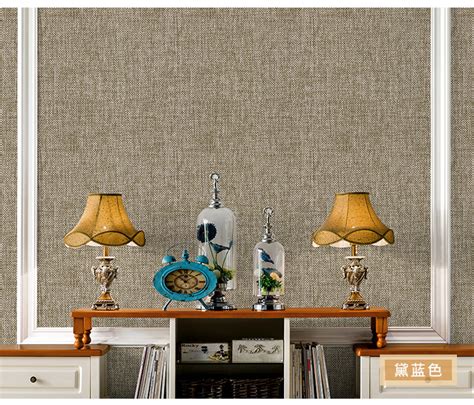 新款无缝全屋墙布 纯色现代简约 浅灰色 轻奢风格 卧室客厅壁布