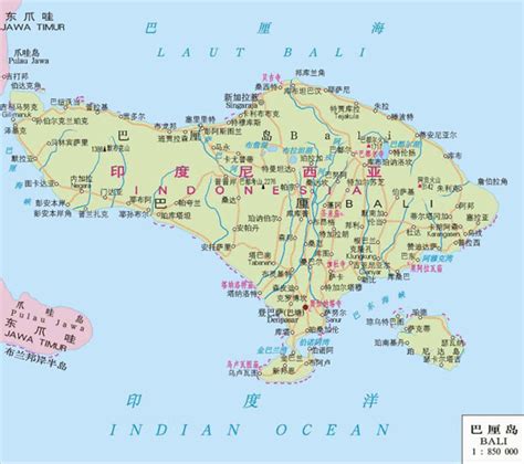 巴厘岛地图位置图,巴厘岛全岛,巴厘岛景区_大山谷图库