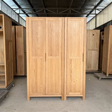 实木衣柜实木原木柜子家用中式家具平开六门主卧室现代简约大衣橱-阿里巴巴