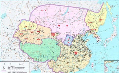 十六国地图图片