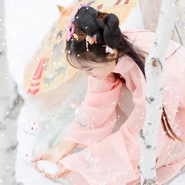 古风雪景天空头像女生