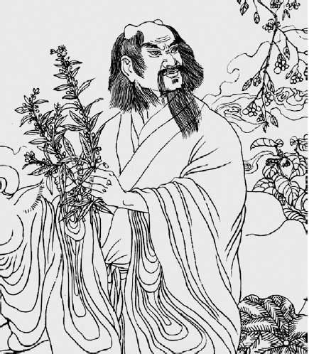 画炎帝简笔画图片