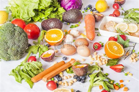 放在桌面上的健康蔬菜背景图片素材免费下载_熊猫办公