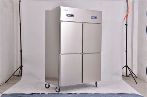 银都六开门冰箱商用厨房立式不锈钢双温冰柜大容量六门冰箱 银都餐饮设备BBL0561S