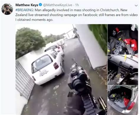 新西兰突发清真寺枪击案，凶手疑在网上直播，数十人伤亡
