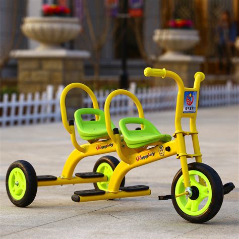 幼教儿童三轮车脚踏车玩具车2-8幼儿园小孩童车双人可骑一件代发-阿里巴巴