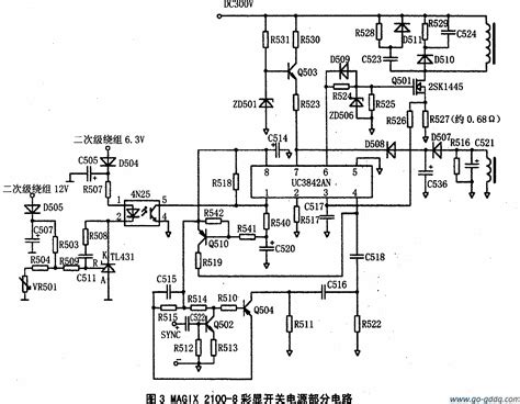 UC3842控制器组成的开关电源的单片机调压控制_UC3842_开关电源_中国工控网