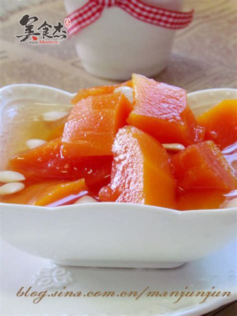 木瓜排骨汤的做法_菜谱_香哈网