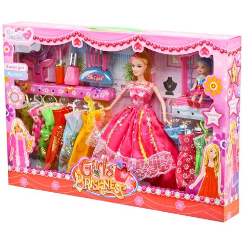 儿童玩具芭比娃娃礼盒套装小额混批 玩具 678A-优质企商网