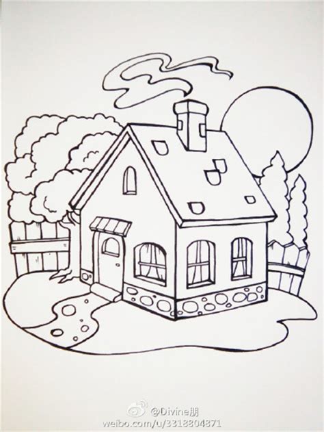 儿童画房子怎么画?儿童画房子步骤图-露西学画画