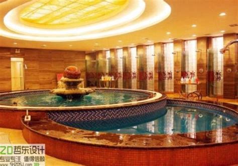 山西孝义华仙宾馆桑拿会所设计效果图欣赏 - 洗浴设计 - 上海哲东设计