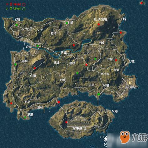 《绝地求生刺激战场》海岛圣诞树位置 全6棵圣诞树坐标图文介绍_九游手机游戏