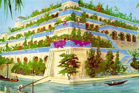 巴比伦空中花园:世界八大奇迹之一,著名建筑空中花园-筑讯网