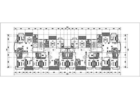 台州市银色港湾小区总平面规划设计CAD图纸（占地6万平/含24张户型图）_住宅小区_土木在线