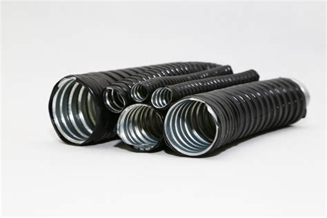 电线电缆穿防护用的包塑金属软管接头安装工艺_包塑软管