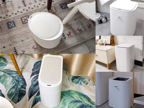 客厅感应智能垃圾桶不锈钢智能充电式分类垃圾桶批发家居用品-阿里巴巴