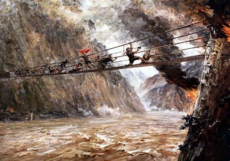 百年瞬间144 | 红军飞夺泸定桥|强渡大渡河|泸定桥|红军_新浪新闻