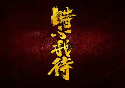 时不我待,中文字体,字体设计,设计模板,汇图网www.huitu.com