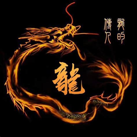 头像带龙非主流