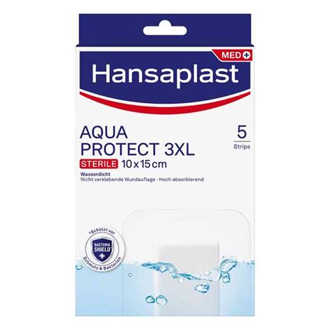 Hansaplast Aqua Protect Wundverband steril 10x15 cm 5 stk