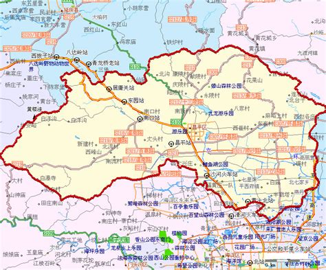 北京昌平区详细介绍，行政区划、人口面积、交通地图、特产小吃、风景图片、旅游景区景点等