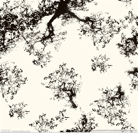 黑白花图图片