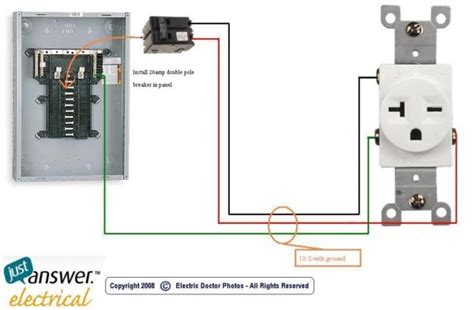 220v Receptacle Wiring