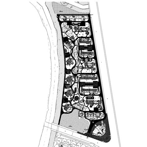 [浙江]杭州朝晖现代城居住区全套景观CAD施工图（含手绘平面图）-居住区景观-筑龙园林景观论坛