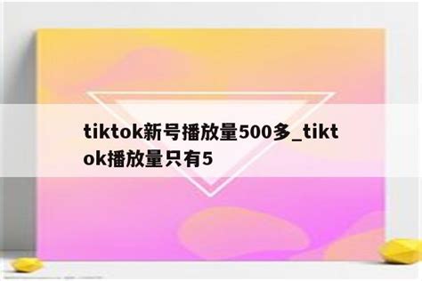 揭秘TikTok播放量1000左右的奥秘，掌握增加播放量的方法 - 外贸指南