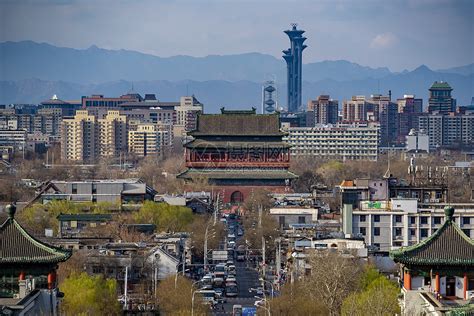 北京古老与现代建筑高清图片下载-正版图片501215756-摄图网