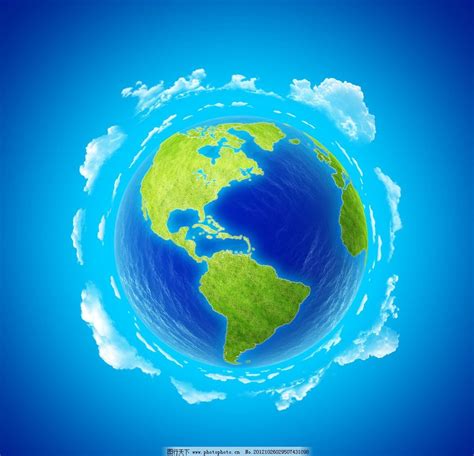 蓝色地球图片-外层空间中的蓝色地球素材-高清图片-摄影照片-寻图免费打包下载