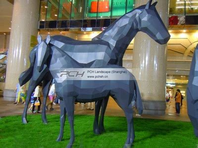 马头 动物造型玻璃钢雕塑 工艺品摆件_玻璃钢_雕塑_最专业的软装网站