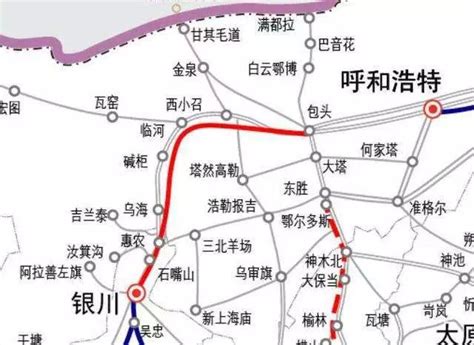 内蒙古铁路路线地图,蒙古规划图,内蒙古版_大山谷图库