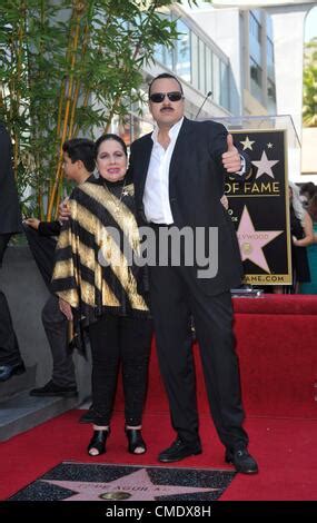 Pepe Aguilar, mother Flor Silvestre at the induction ceremony for Stock ...
