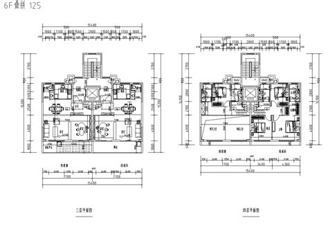 汕头市某新建居住区经典实用的平面户型设计CAD图纸（8张）_土木在线