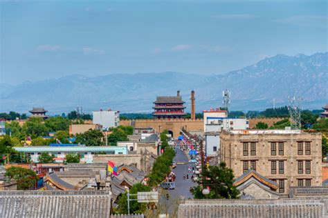 忻州古城,历史古迹景区,旅游景点,摄影,汇图网www.huitu.com